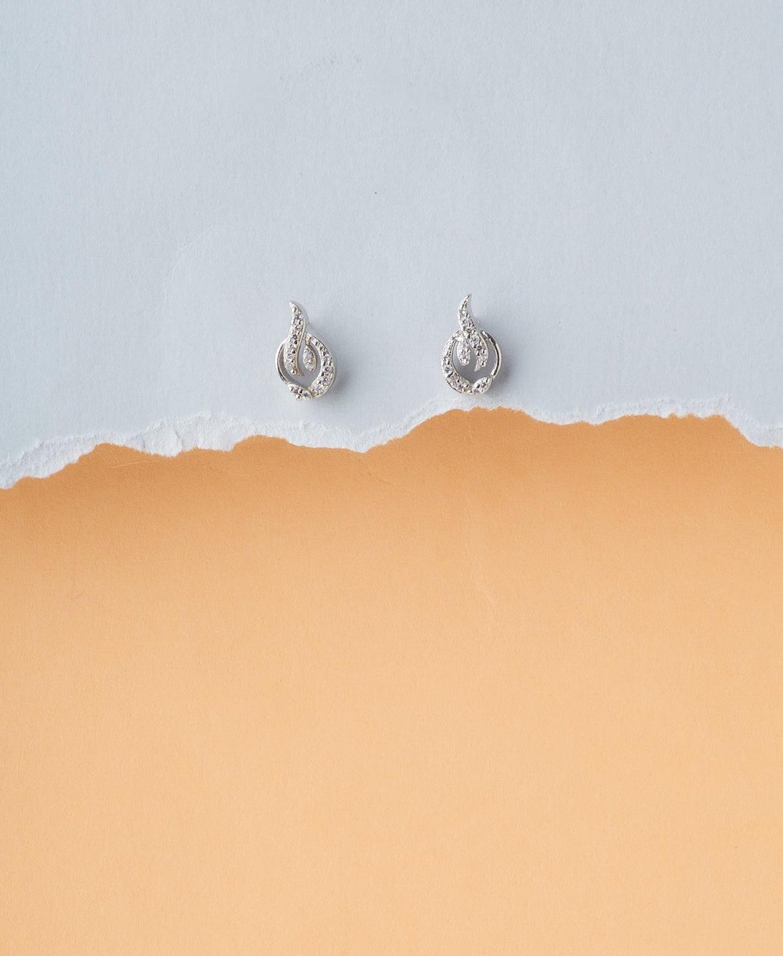 Delicate Stone Studded Earring - Chandrani Pearls