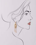 Delicate Stone Studded Hanging Earring - Chandrani Pearls
