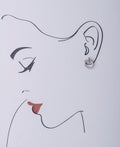 Delicate Stone Studded Silver Earring - Chandrani Pearls