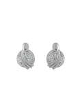 Delicate Stone Studded Silver Earring - Chandrani Pearls