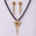 Delightful Floral Real Pearl Necklace Set - Chandrani Pearls