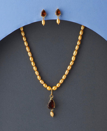 Delightful Pearl Necklace Set - Chandrani Pearls