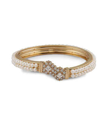 Delightful Real Pearl Bangle - Chandrani Pearls