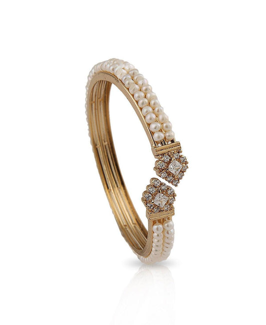 Delightful Real Pearl Bangle - Chandrani Pearls