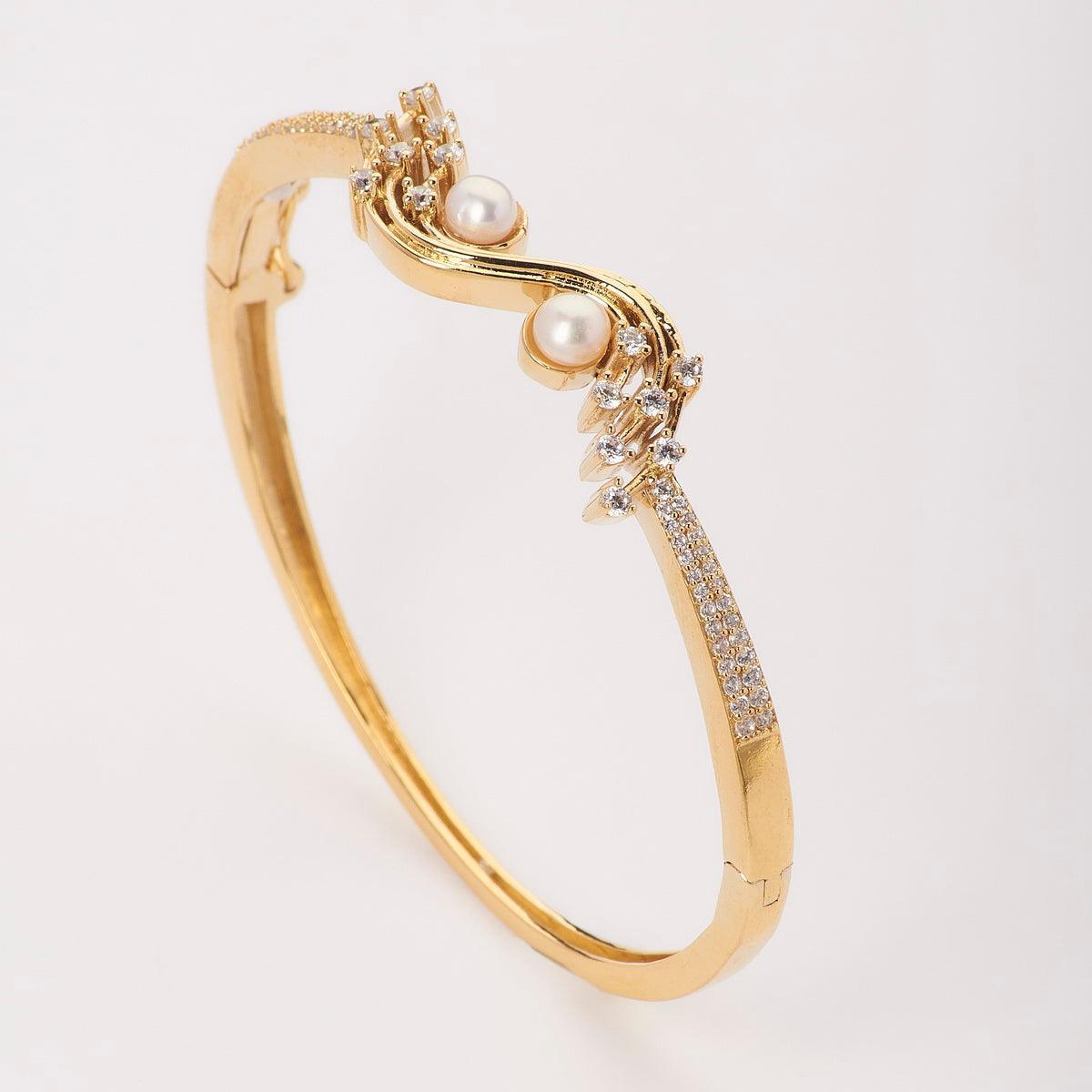 Delightful Real Pearl Bangle - Chandrani Pearls