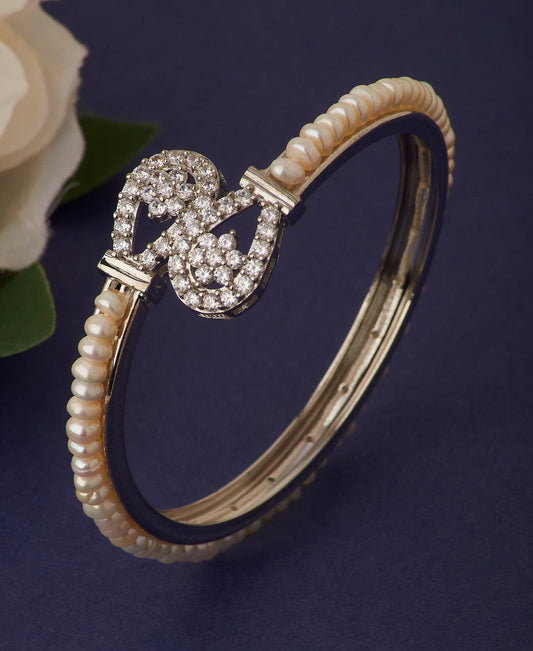 Delightful Real Pearl Bangle - Chandrani Pearls