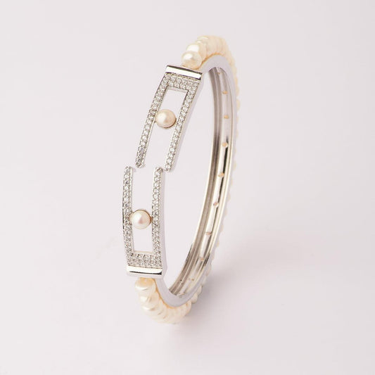 Delightful Real Pearl Bangle - Chandrani Pearls