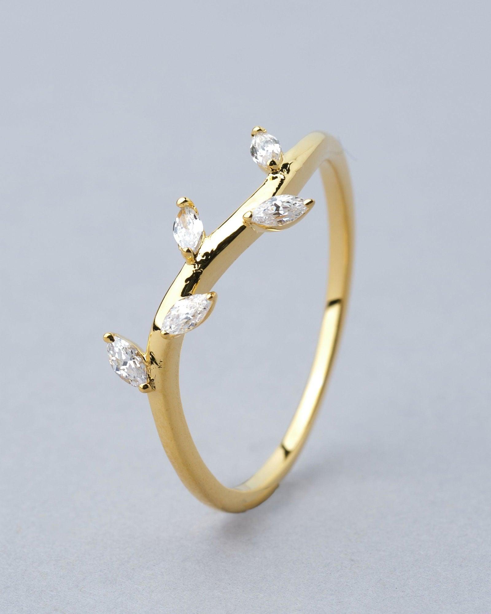 Deviant Twine 18Kt Gold & Diamond Ring - Chandrani Pearls