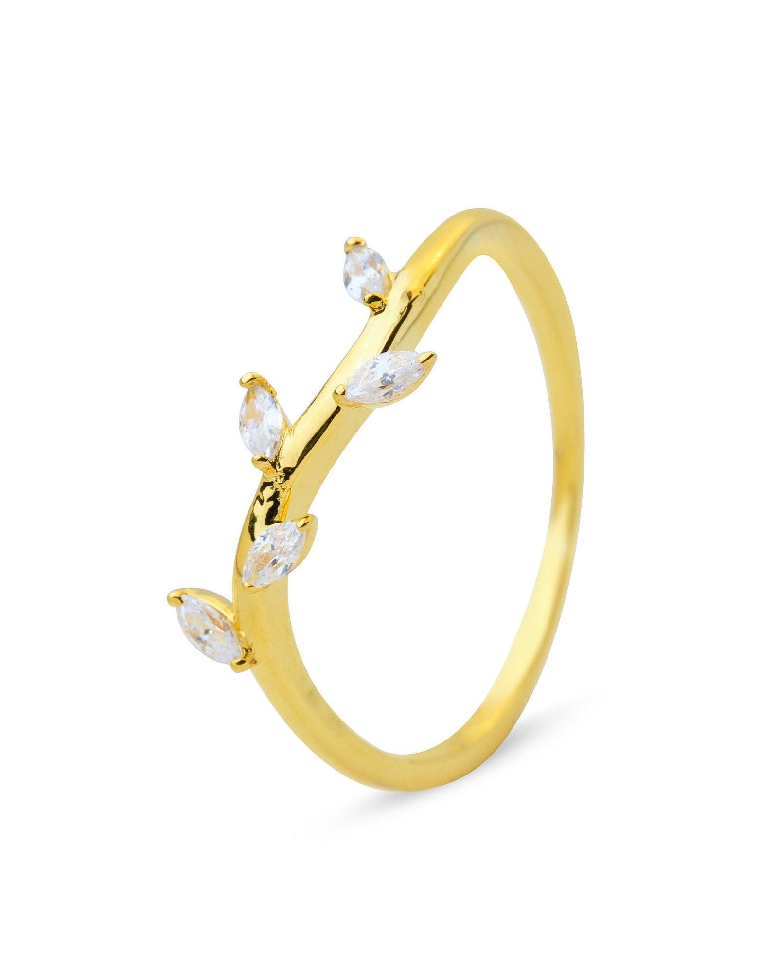 Deviant Twine 18Kt Gold & Diamond Ring - Chandrani Pearls