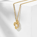 Dewdrop Bloom Pendant - Bold N' Italic