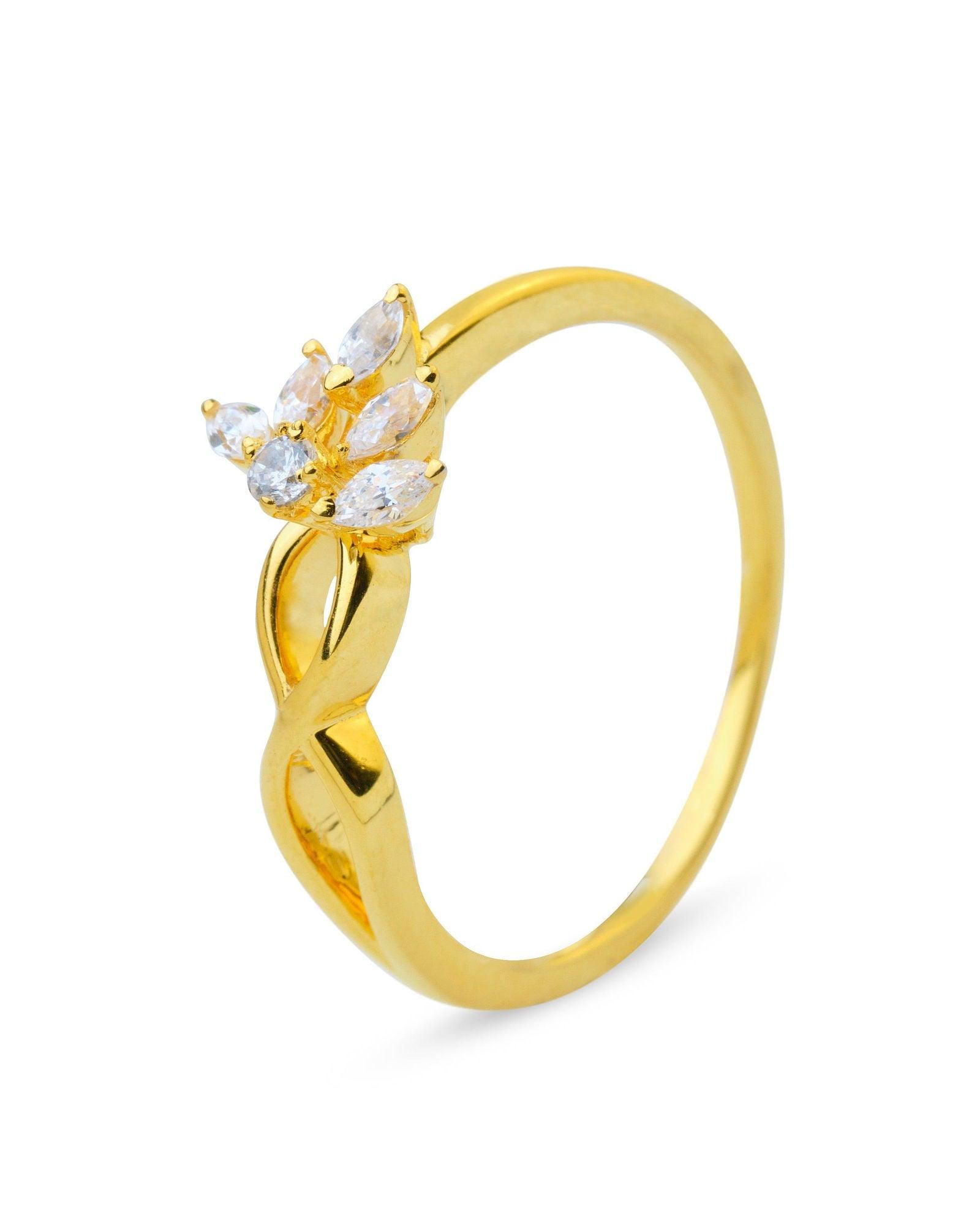 Diva 18Kt Gold & Diamond Ring - Chandrani Pearls