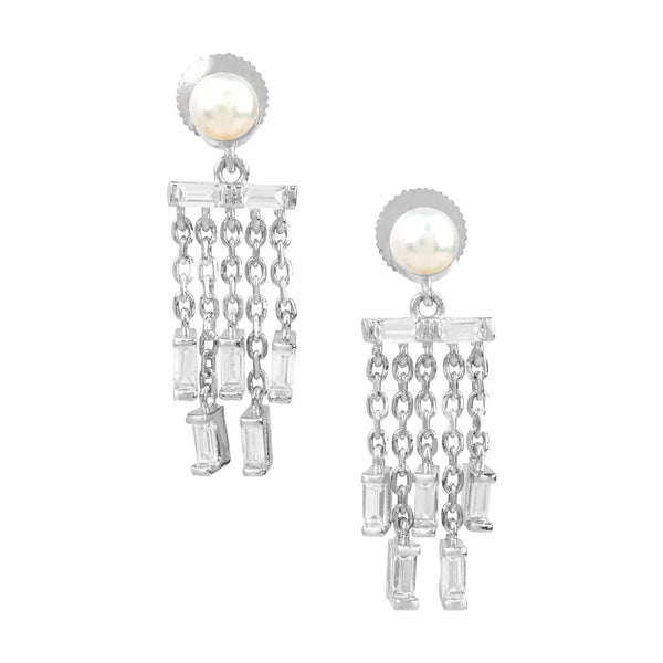 Double Take Pearl Earrings - Bold N' Italic