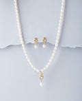 Duck Pair Pendant Pearl Necklace Set - Chandrani Pearls