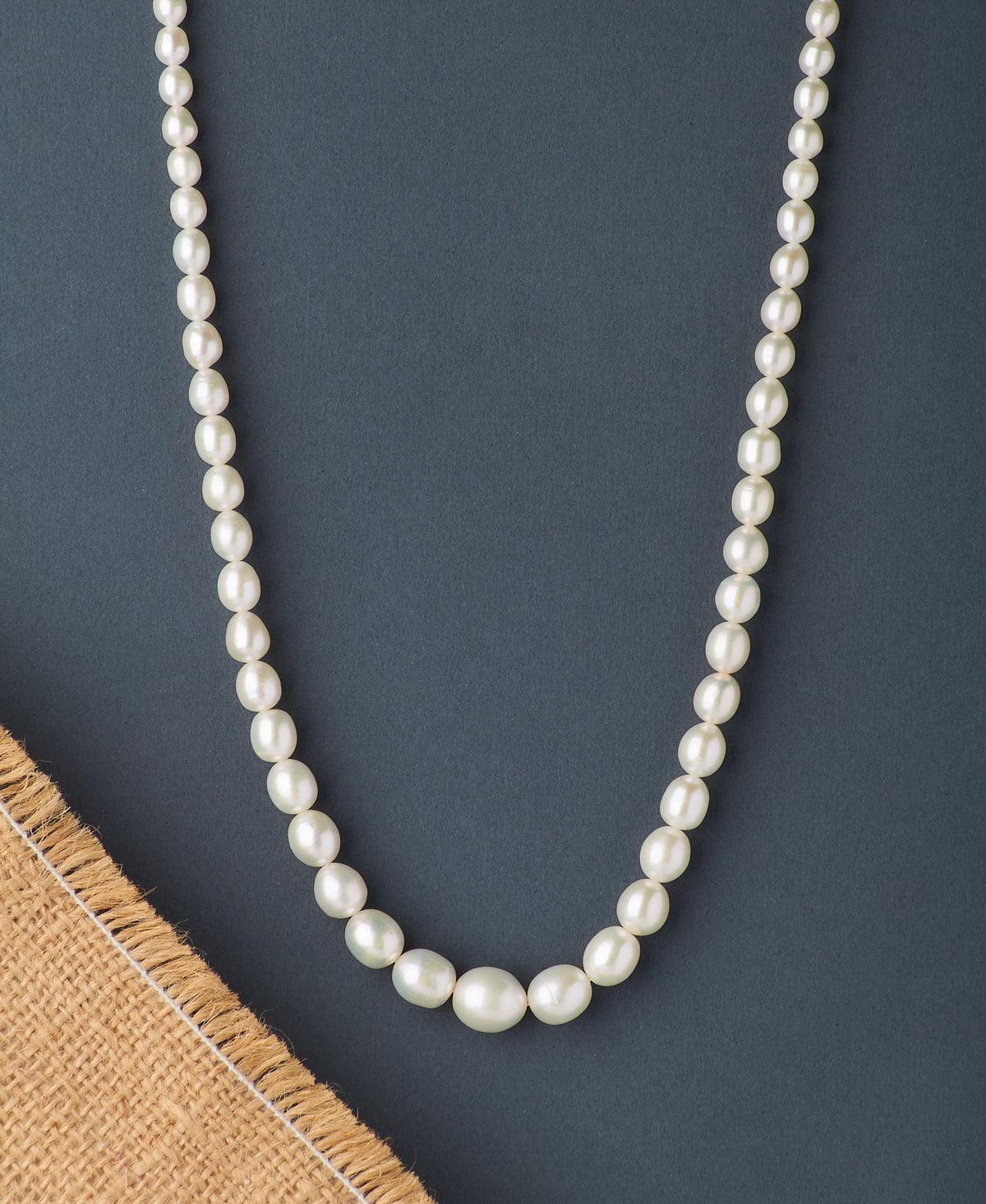 Elegant 1 line Pearl Necklace - Chandrani Pearls