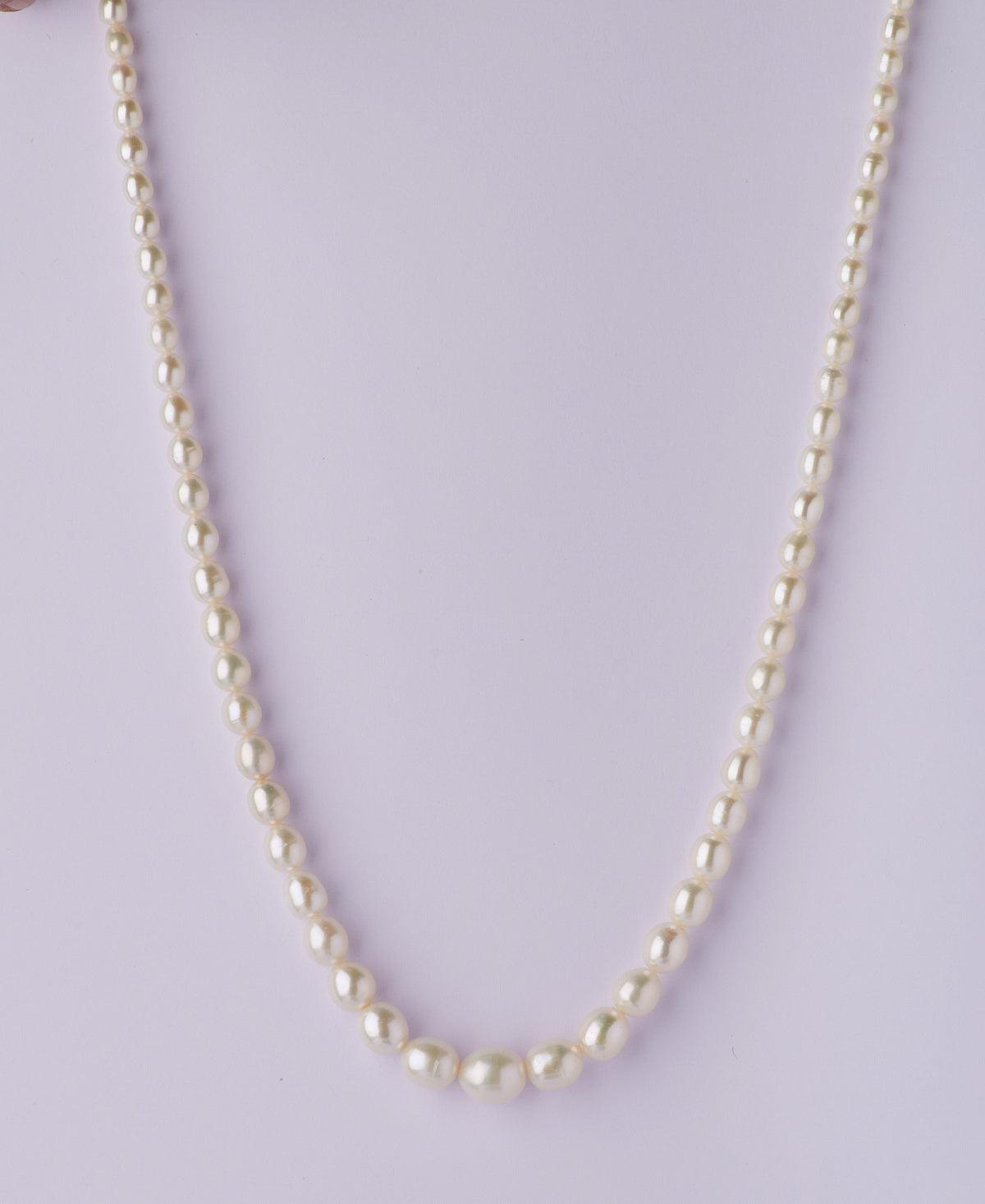 Elegant 1 line Pearl Necklace - Chandrani Pearls