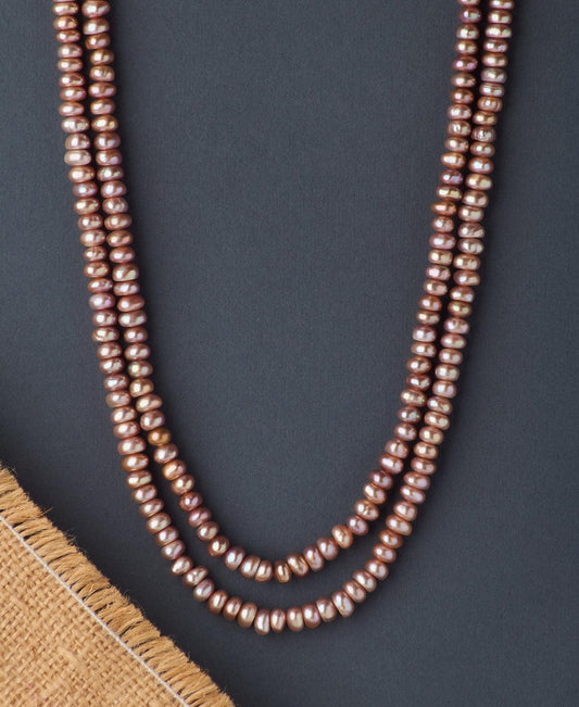 Elegant 2 line Pearl Necklace - Chandrani Pearls