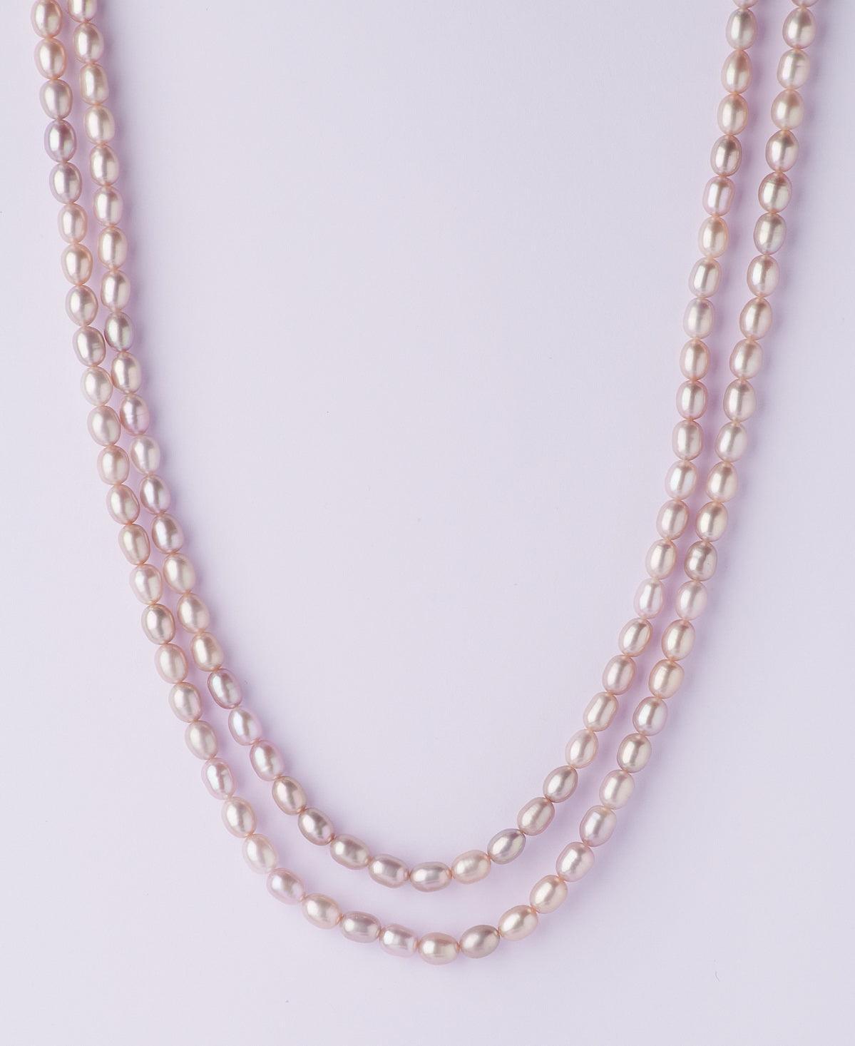 Elegant 2 line Pearl Necklace - Chandrani Pearls
