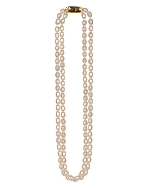 Elegant 2 line Pearl Necklace - Chandrani Pearls