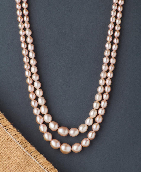 Elegant 2 line Pearl Necklace - Chandrani Pearls