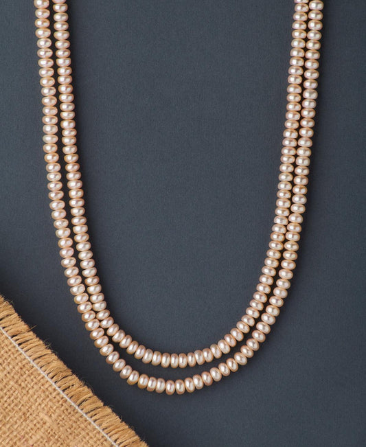 Elegant 2 line Pearl Necklace - Chandrani Pearls