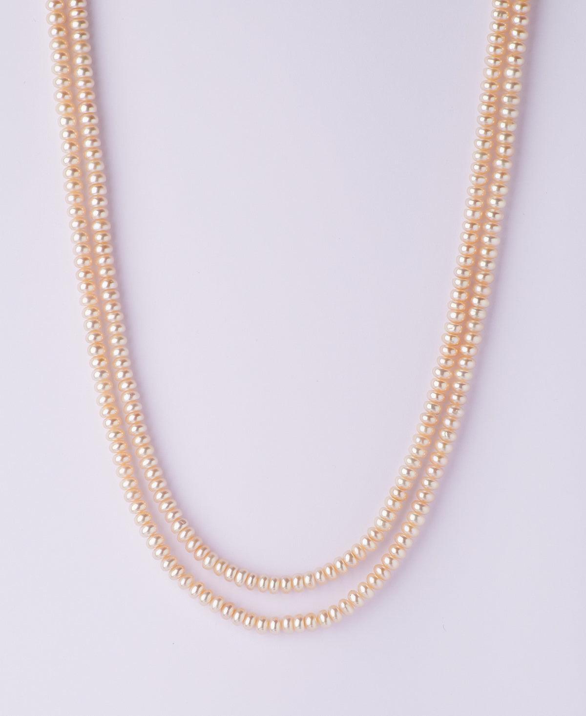 Elegant 2 line Pearl Necklace - Chandrani Pearls
