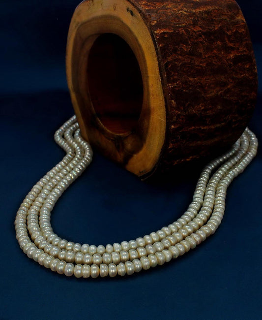 Elegant 3 line Pearl Necklace - Chandrani Pearls