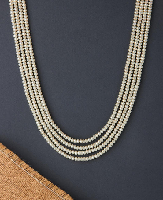 Elegant 4 line Pearl Necklace - Chandrani Pearls