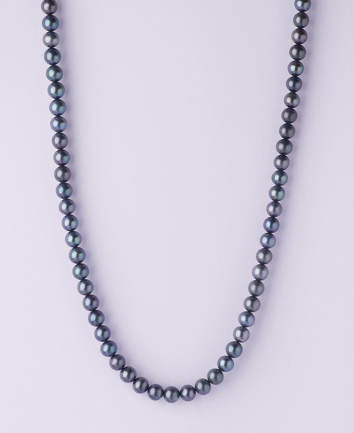 Elegant Black Pearl Necklace - Chandrani Pearls