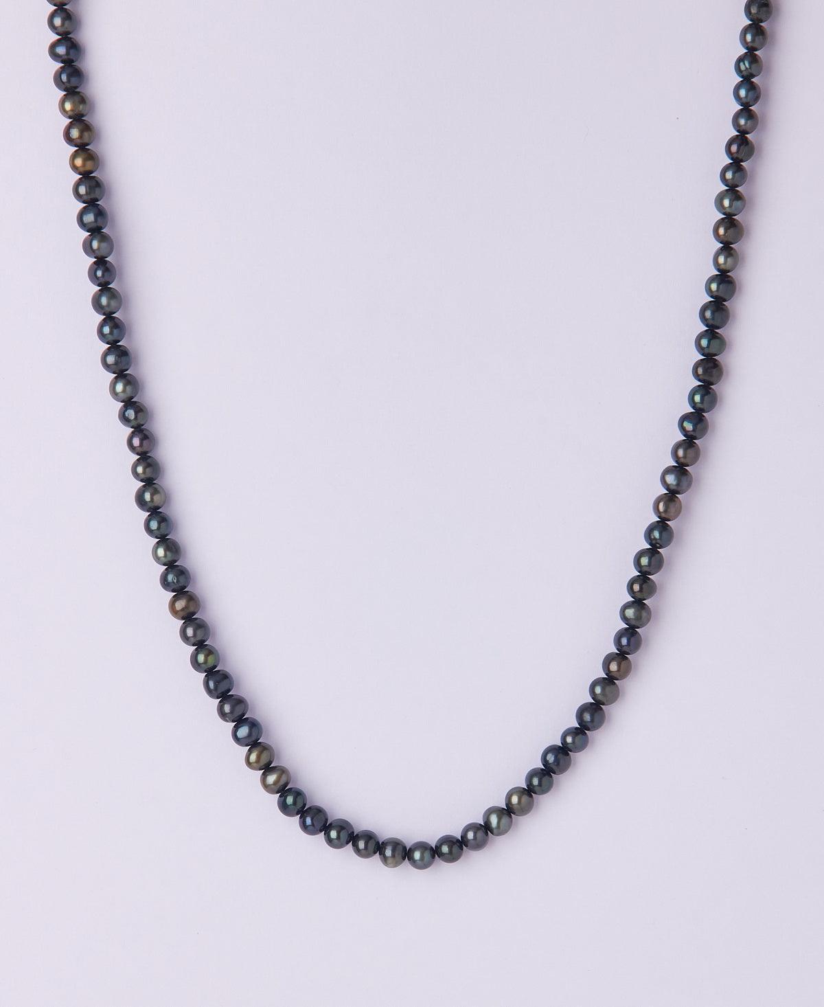 Elegant Black Pearl Necklace - Chandrani Pearls