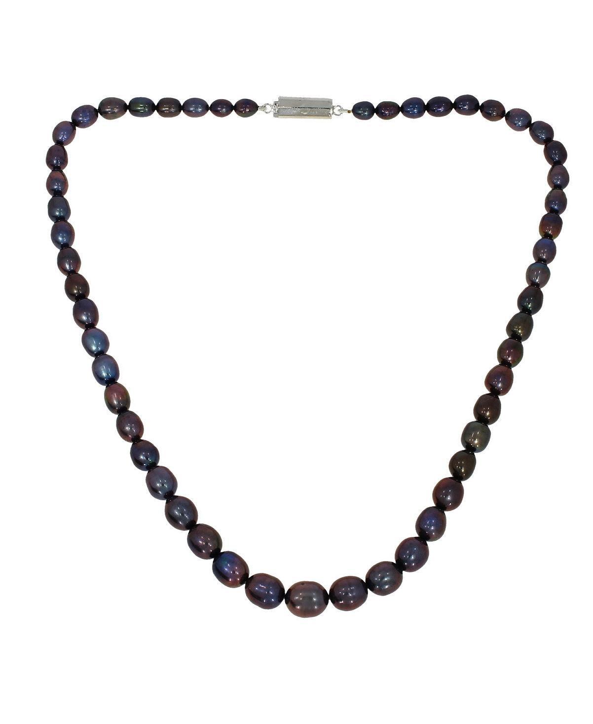 Elegant Black Pearl Necklace - Chandrani Pearls