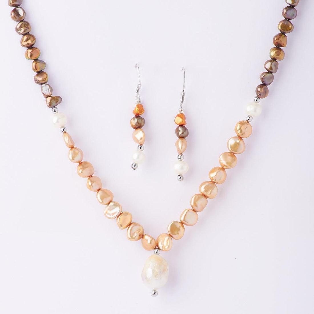 Elegant Dyed Pearl Necklace Set - Chandrani Pearls