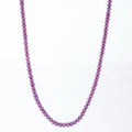 Elegant Green Purple Necklace - Chandrani Pearls