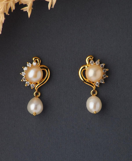 Elegant Hanging Pearl Earring - Chandrani Pearls