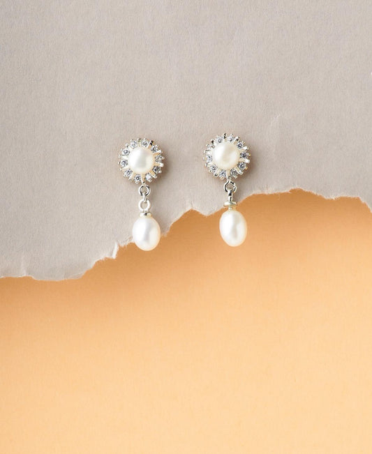 Elegant Pearl Hanging Earring - Chandrani Pearls