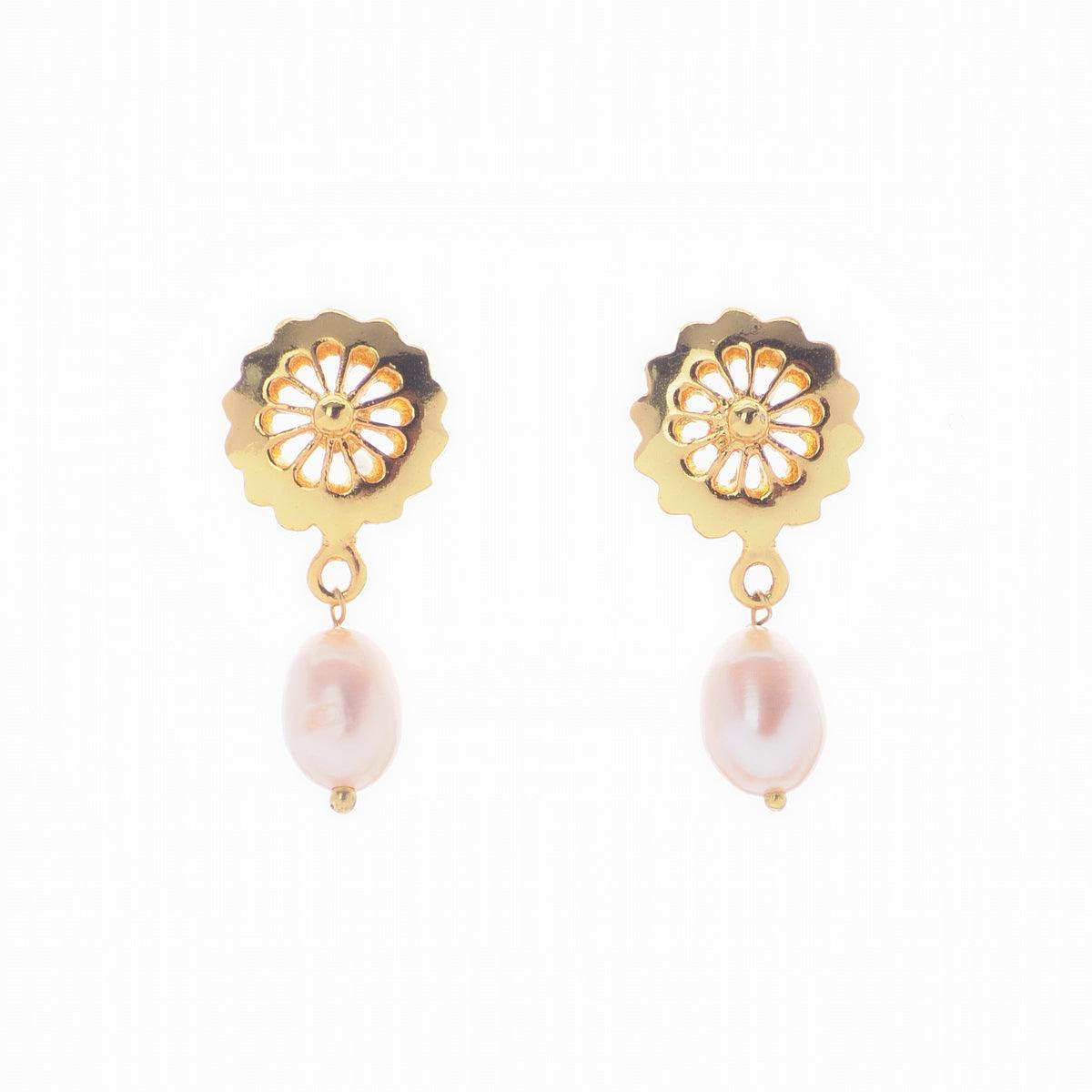 Elegant Pearl Hanging Earring - Chandrani Pearls