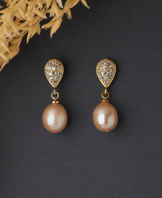 Elegant Pearl Hanging Earring - Chandrani Pearls