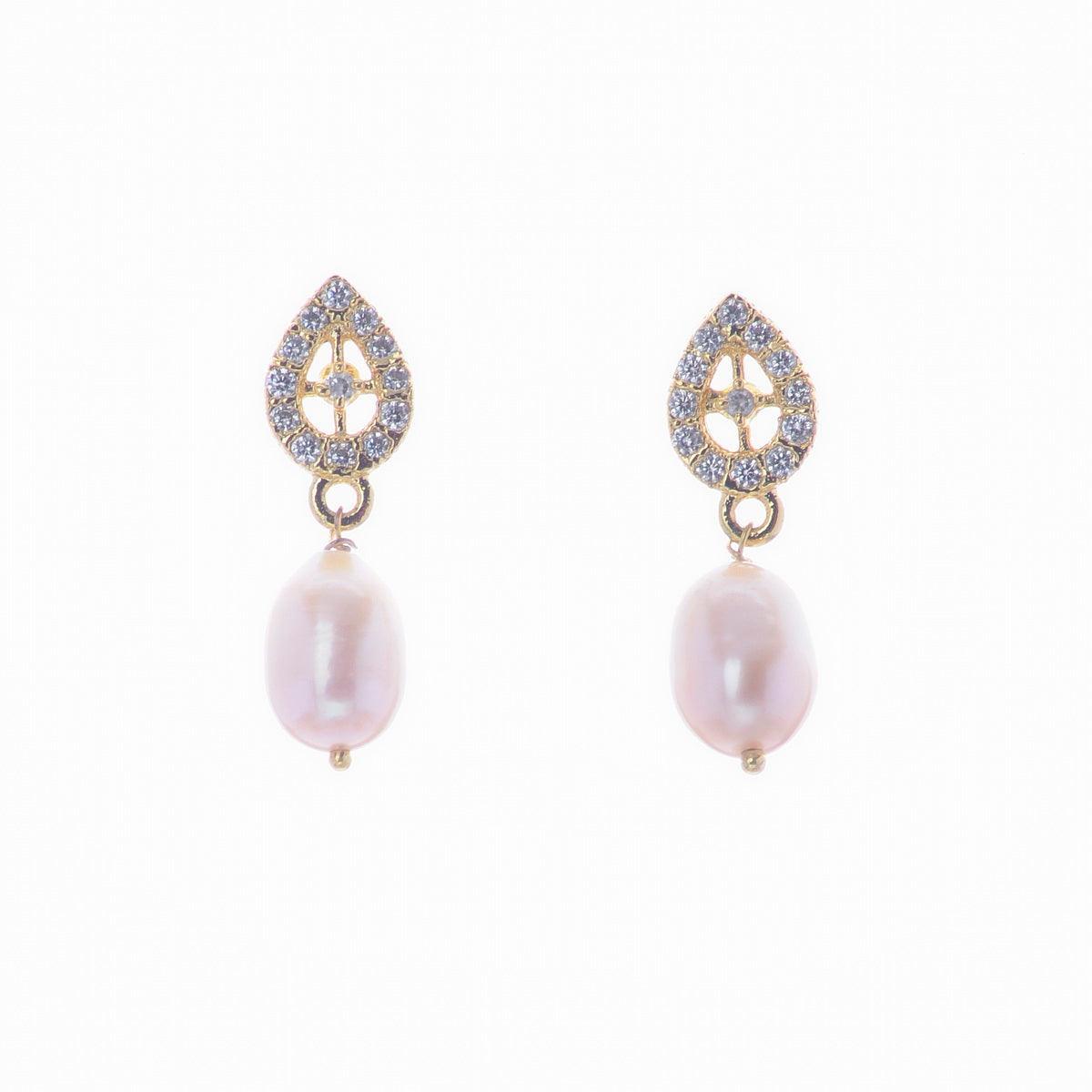 Elegant Pearl Hanging Earring - Chandrani Pearls