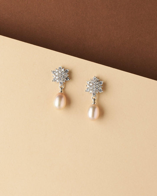 Elegant Pearl Hanging Earring - Chandrani Pearls