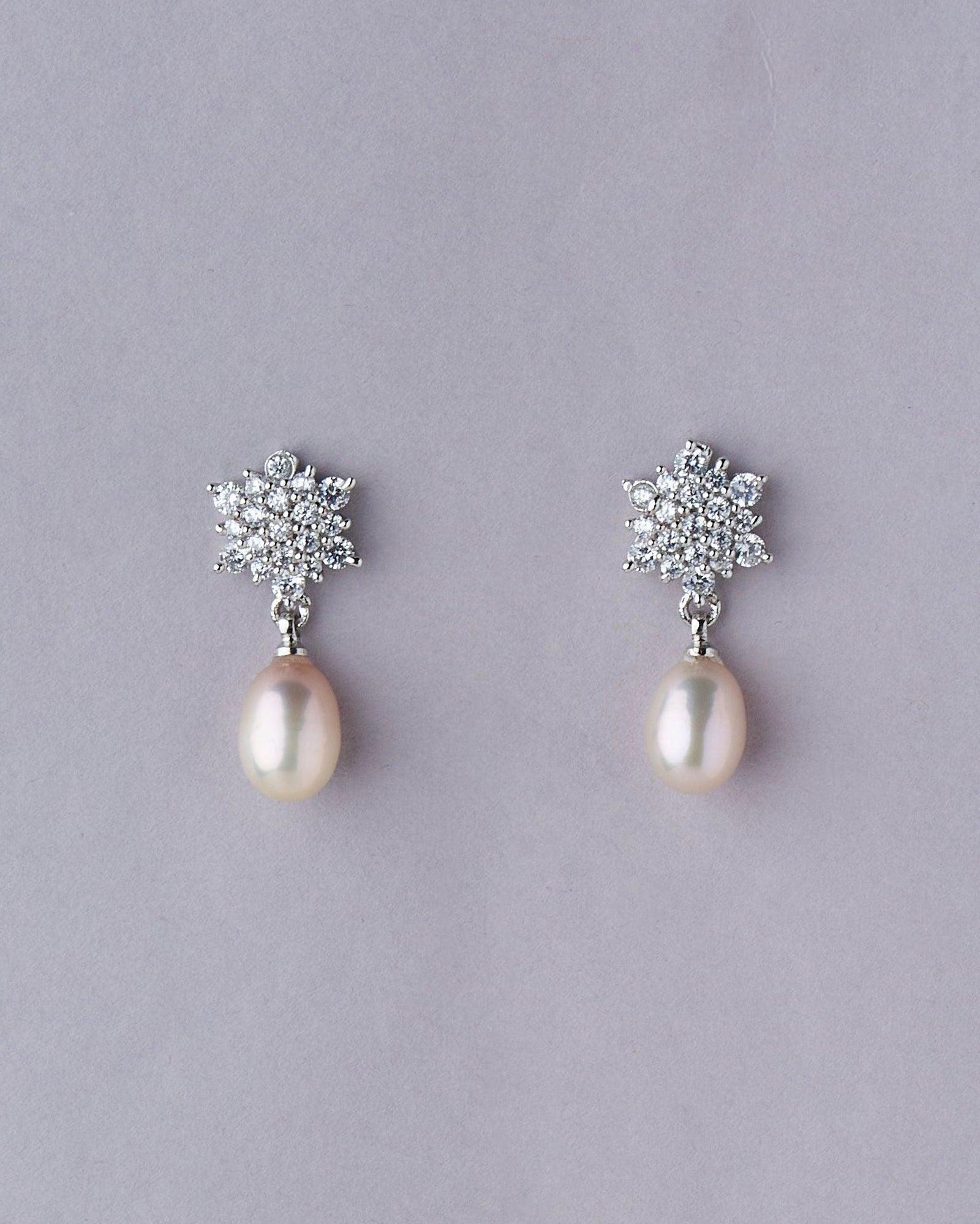 Elegant Pearl Hanging Earring - Chandrani Pearls