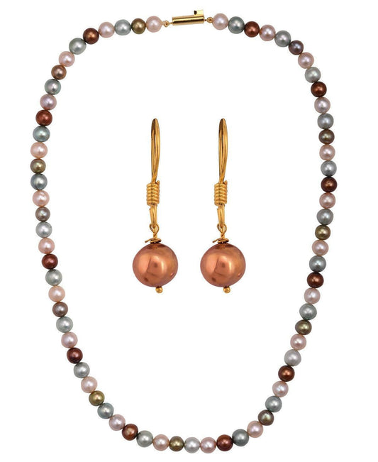 Elegant Pearl Necklace Set - Chandrani Pearls