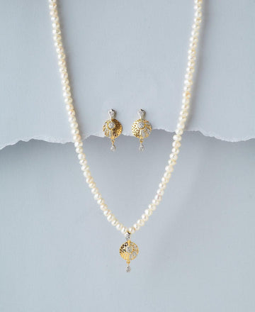 Elegant Pearl Necklace Set - Chandrani Pearls