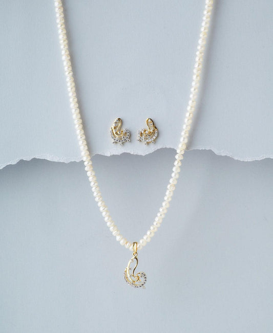 Elegant Pearl Necklace Set - Chandrani Pearls