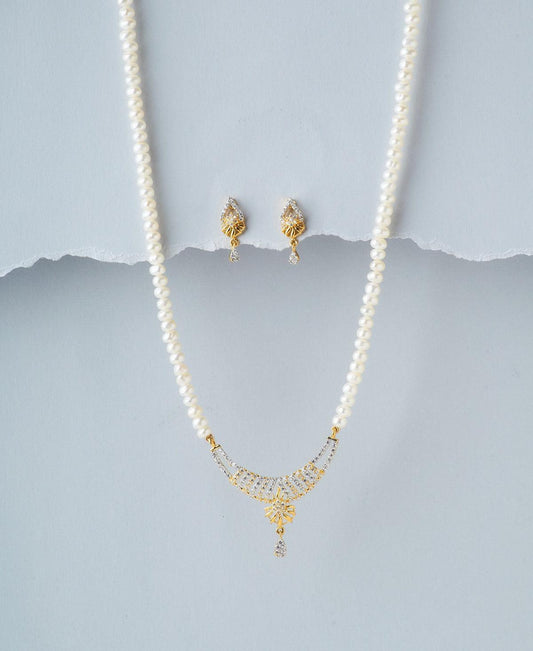 Elegant Pearl Necklace Set - Chandrani Pearls