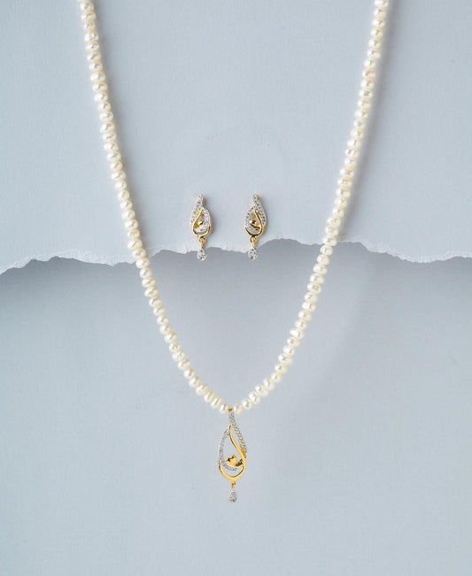 Elegant Pearl Necklace Set - Chandrani Pearls