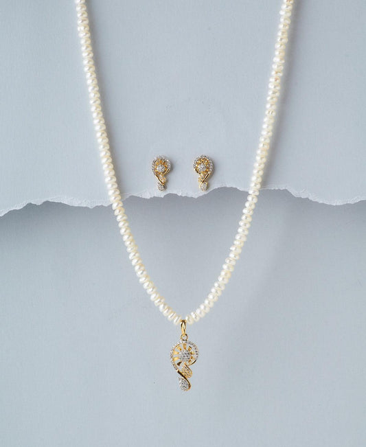 Elegant Pearl Necklace Set - Chandrani Pearls