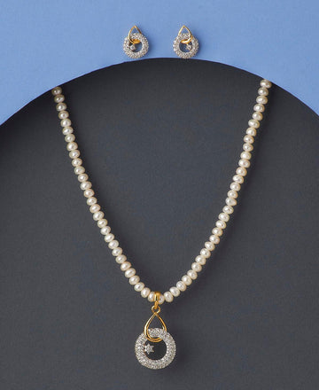 Elegant Pearl Necklace Set - Chandrani Pearls