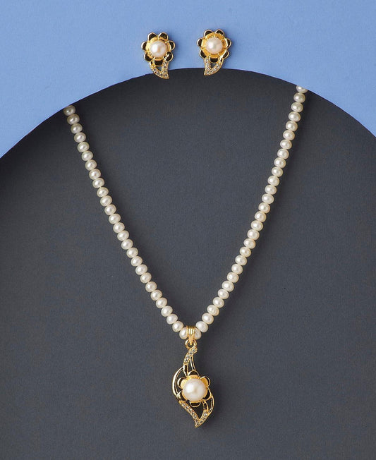 Elegant Pearl Necklace Set - Chandrani Pearls