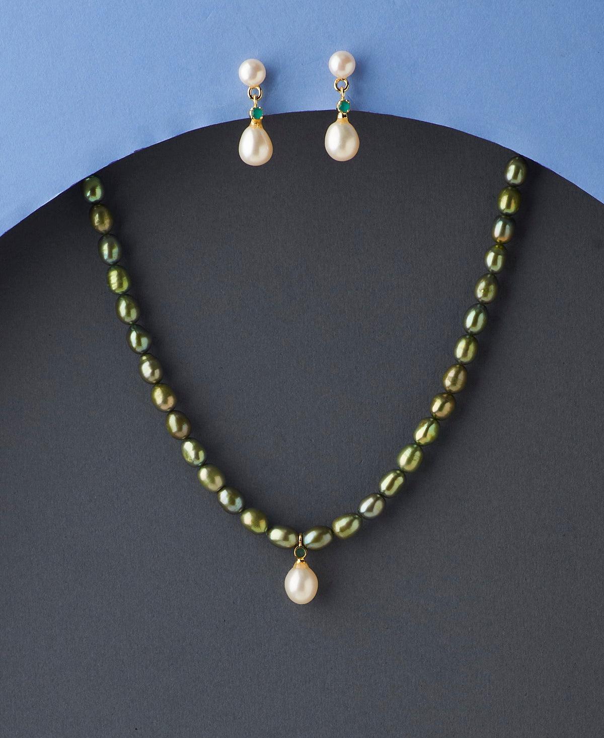 Elegant Pearl Necklace Set - Chandrani Pearls