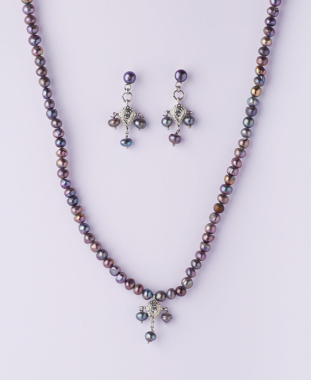 Elegant Pearl Necklace Set - Chandrani Pearls