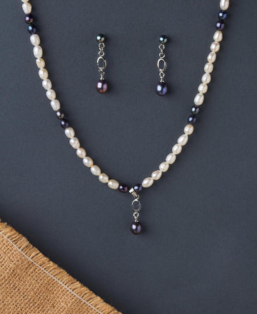 Elegant Pearl Necklace Set - Chandrani Pearls